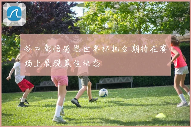 谷口彰悟感恩世界杯机会期待在赛场上展现最佳状态